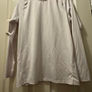 White Long Sleeve Dry Fit Shirt